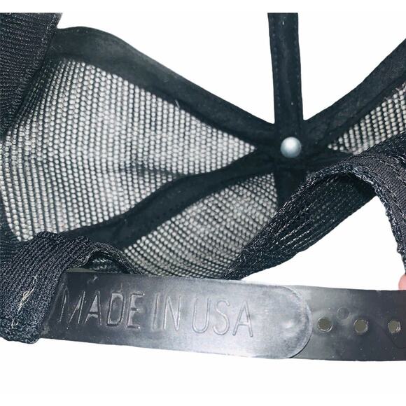 Vtg A & T Well Service Mesh Snapback Gold Scrambled Eggs Hat Cap Made in USA EUC - Picture 10 of 10